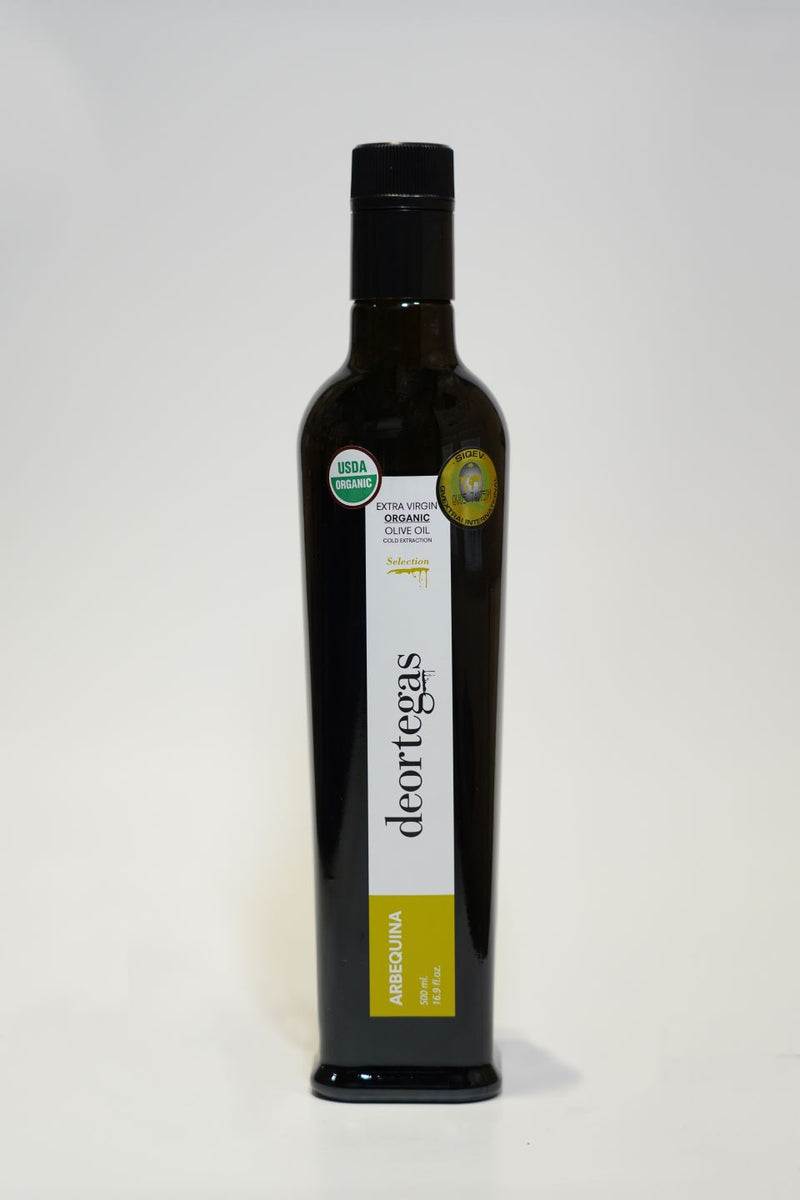 Arbequina 500ML ORGANIC EXTRA VIRGIN OLIVE OIL